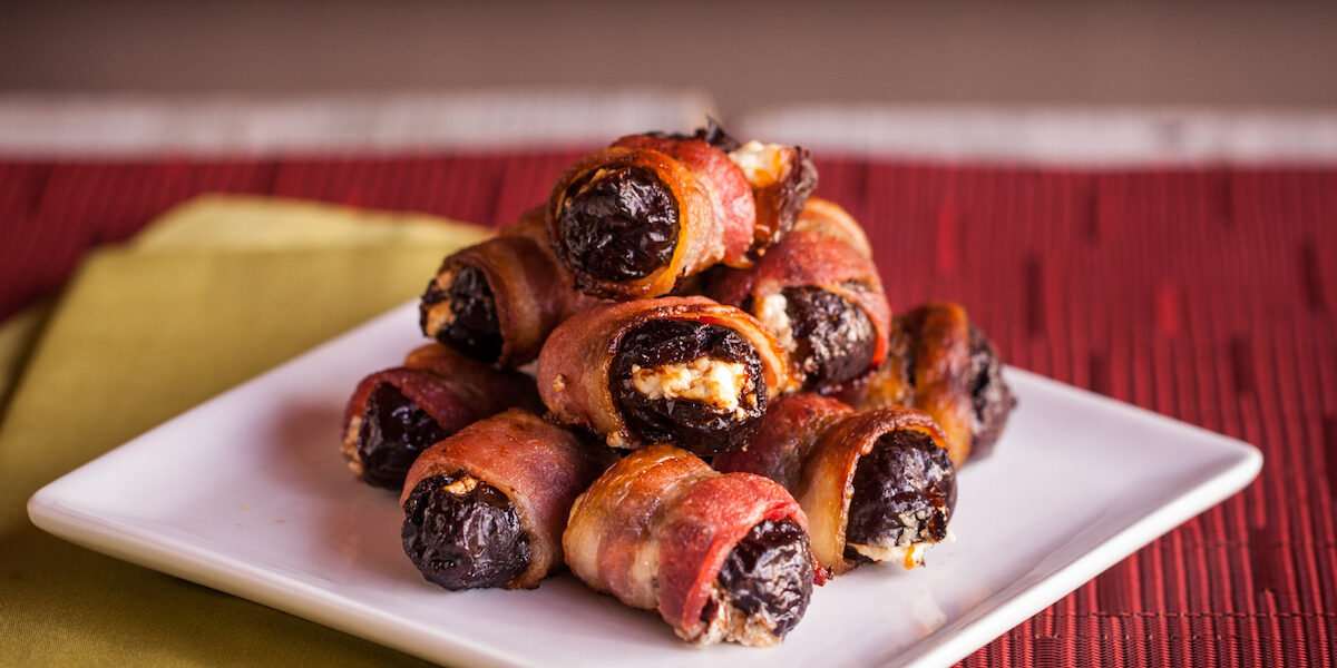 Bacon-Wrapped Prunes